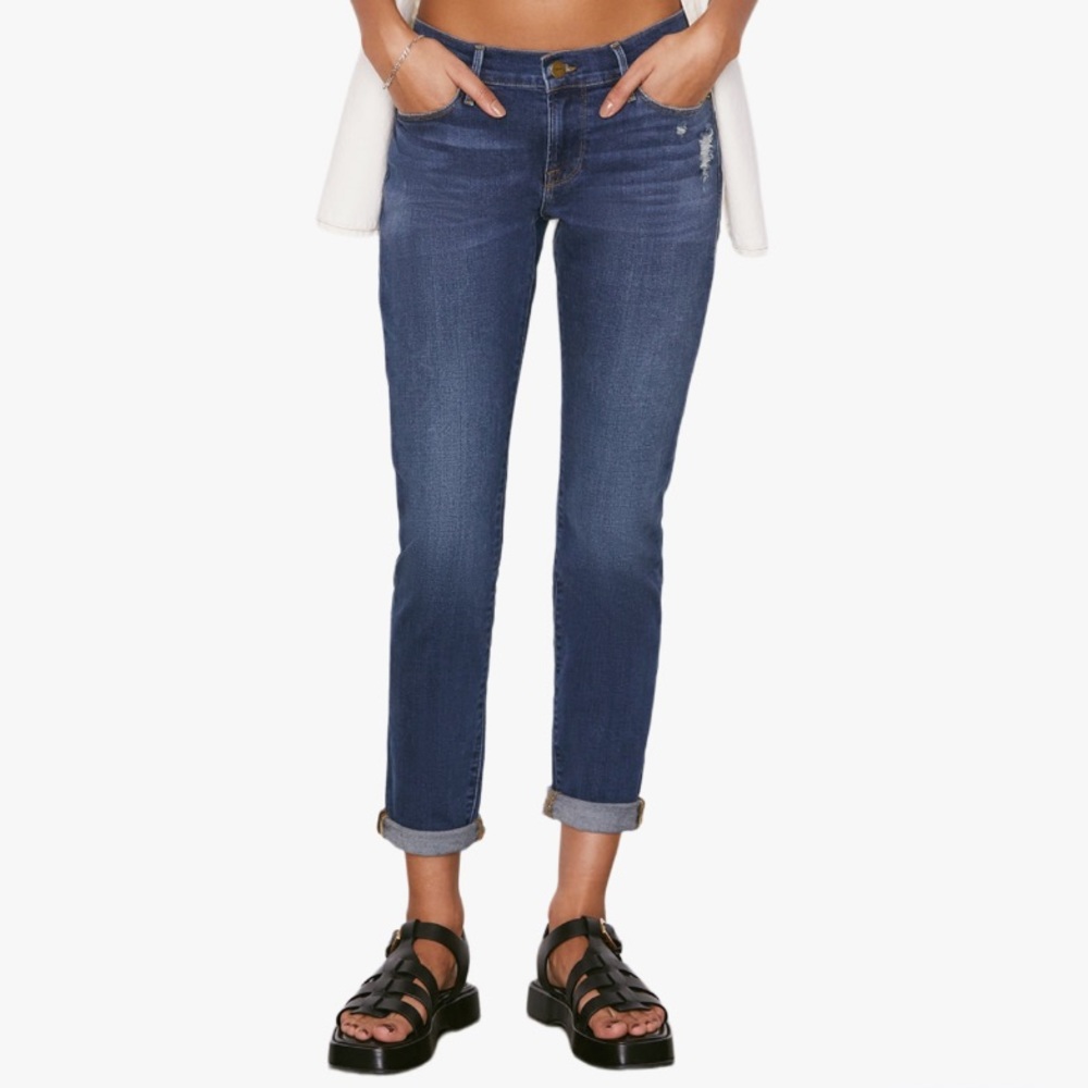 FRAME Le Garçon Straight Leg 98% Cotton Women’s Jeans - 25 - Picture 3 of 17